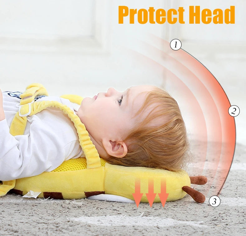 Oreiller de Protection pour la Tête de Bébé – Sécurité Anti-Chute pour l’Apprentissage de la Marche
