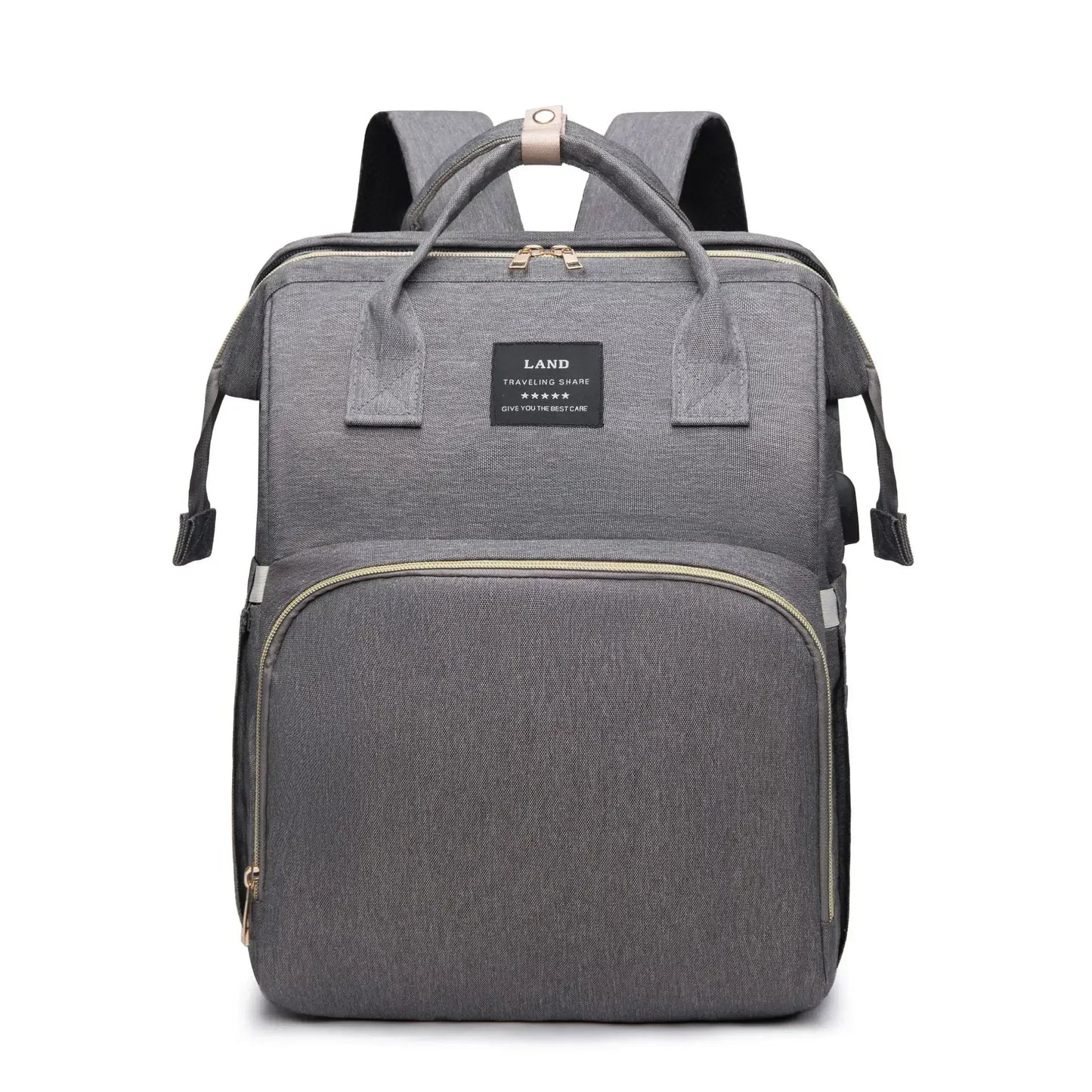 Sac à Langer pour Bébé Sac à Dos, Sacs à Langer Grande Capacité, Sac à Langer de Voyage Portable Avec Lit Pliable, Sac à Dos pour Lit Bébé