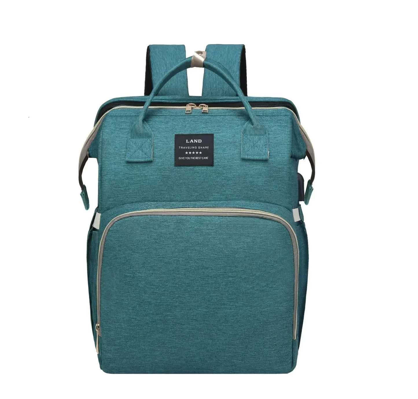 Sac à Langer pour Bébé Sac à Dos, Sacs à Langer Grande Capacité, Sac à Langer de Voyage Portable Avec Lit Pliable, Sac à Dos pour Lit Bébé